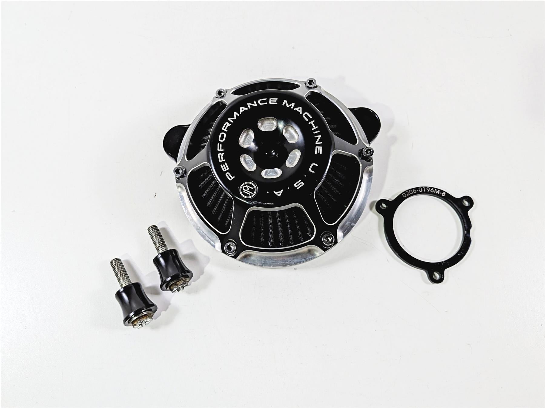 2017 Harley Touring FLHXS Street Glide Performance Machine MAX HP Air Cleaner Kit Black Contrast 577435 {{ shop.shopifyCountryName }} - Mototech271