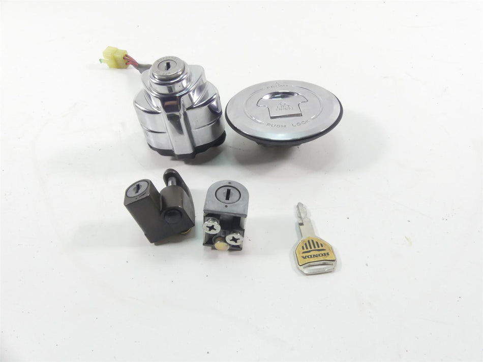 2002 Honda VTX1800 C Ignition Switch Gas Cap Key Lock Set 35100-MCH-000 {{ shop.shopifyCountryName }} - Mototech271