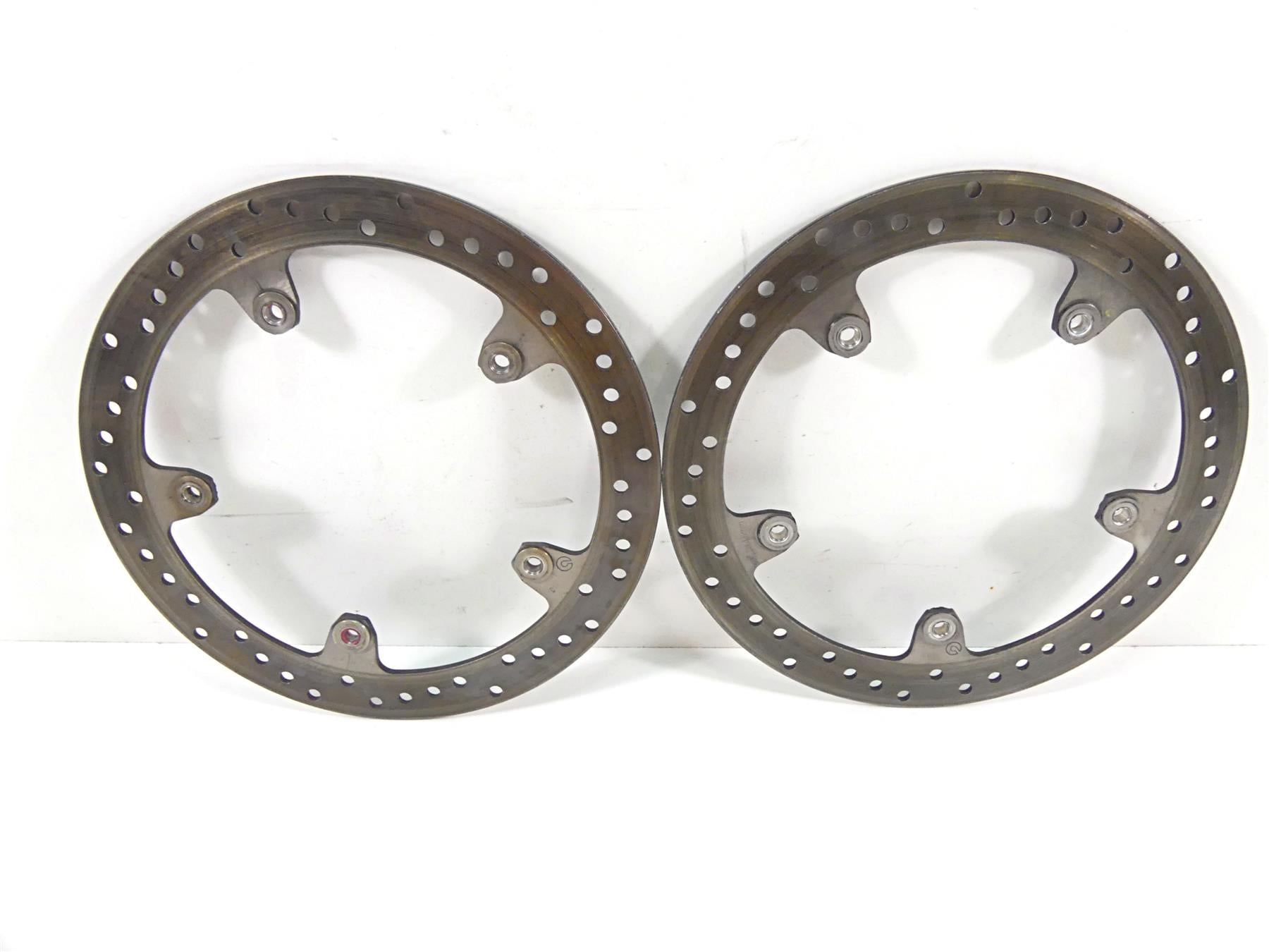 2013 BMW S1000RR K46 Front Brembo Brake Disc Rotors 320Mm 34117723493 {{ shop.shopifyCountryName }} - Mototech271