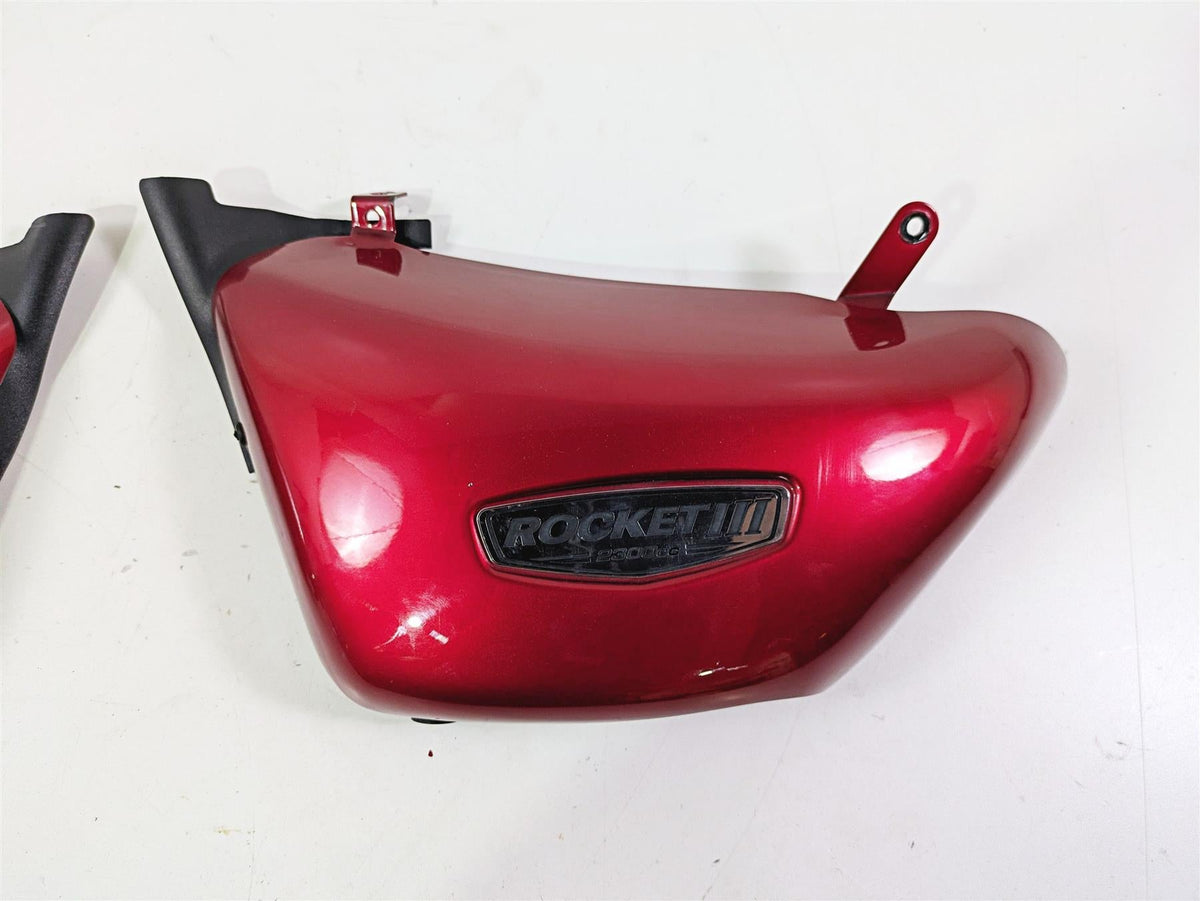 2006 Triumph Rocket 3 Main Side Cover Fairing Panel Set - Read T2301832 T2301833 {{ shop.shopifyCountryName }} - Mototech271