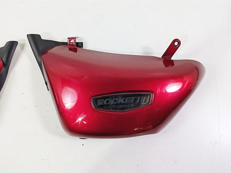 2006 Triumph Rocket 3 Main Side Cover Fairing Panel Set - Read T2301832 T2301833 {{ shop.shopifyCountryName }} - Mototech271