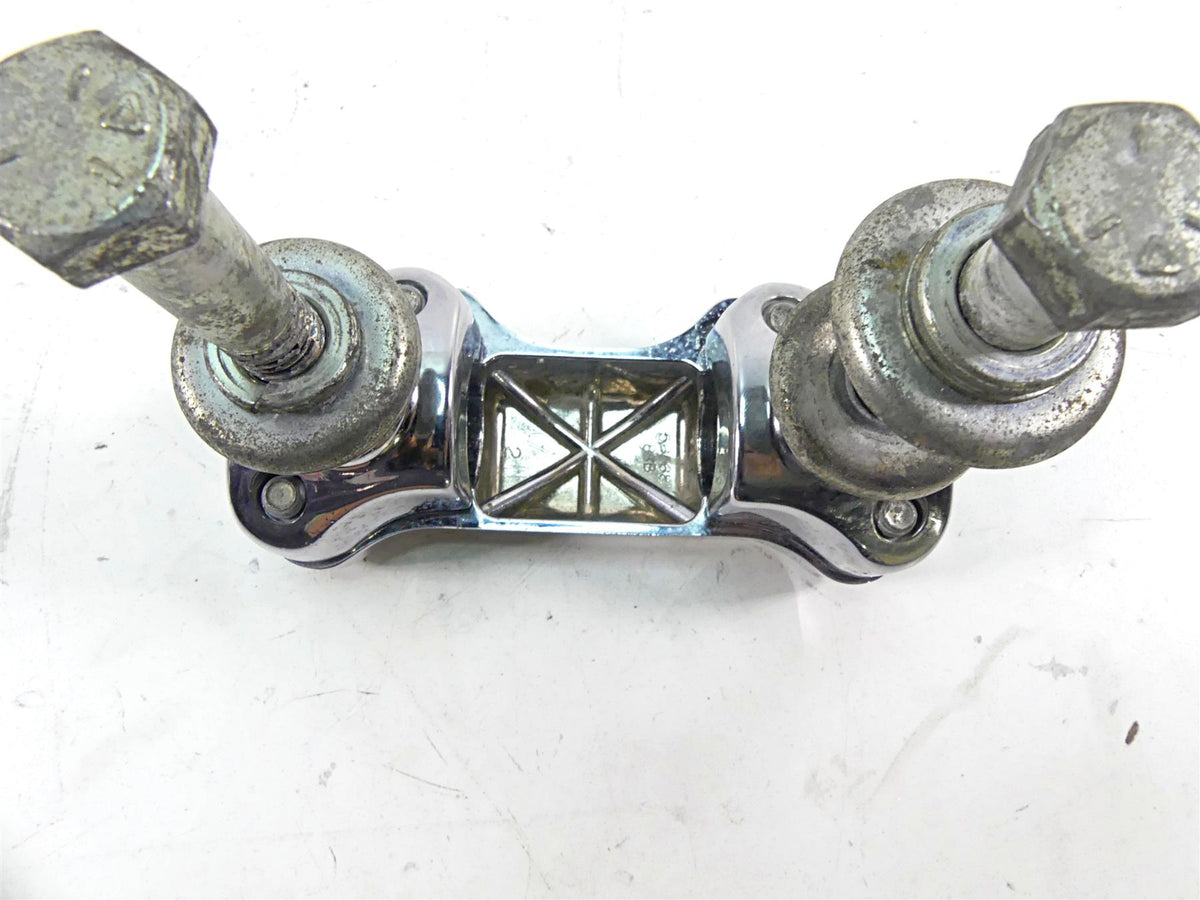 2002 Harley FLSTCI Softail Heritage Chrome Handlebar Holder Riser Set 56567-86B {{ shop.shopifyCountryName }} - Mototech271