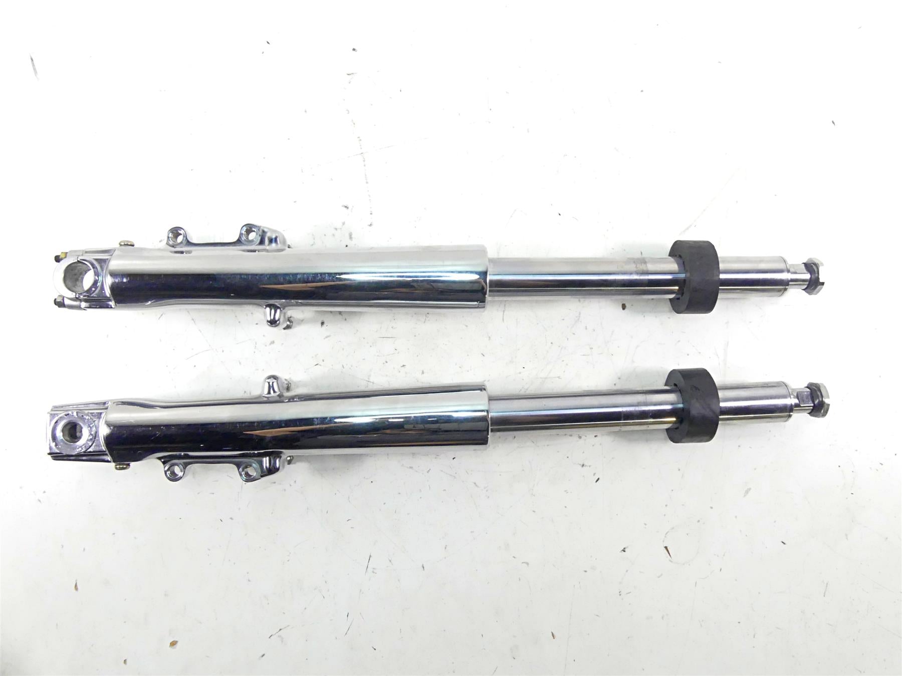 2002 Harley Touring FLHTC Electra Glide 41mm Front Fork Legs 46495-02 46497-02 | Mototech271