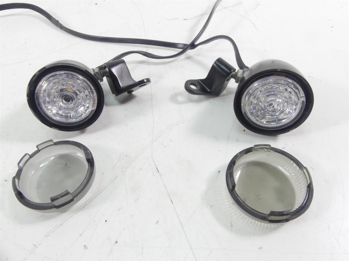 2017 Harley FXSE CVO Pro Street Breakout Front Blinker & Led Lens Set 67800257 {{ shop.shopifyCountryName }} - Mototech271
