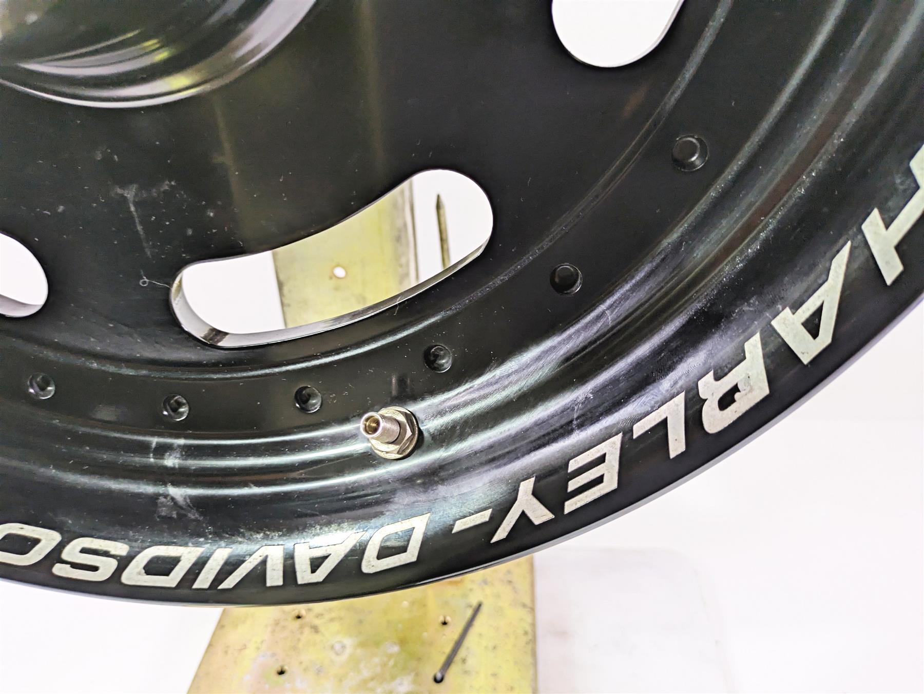 2015 Harley FXDF Dyna Fat Bob Front Wheel Rim Straight 16x3 Black 43300254 {{ shop.shopifyCountryName }} - Mototech271