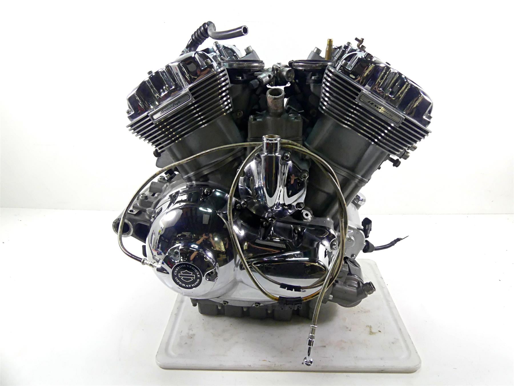 2005 Harley VRSCSE CVO V-Rod Running 1250cc Engine Motor 37k - Video 19541-05K {{ shop.shopifyCountryName }} - Mototech271
