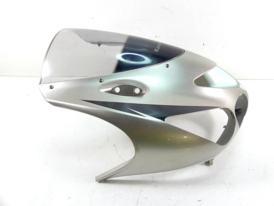 2010 Kawasaki ZX1400 ZX14 R Ninja Headlight Fairing & Windshield 55028-0162 {{ shop.shopifyCountryName }} - Mototech271