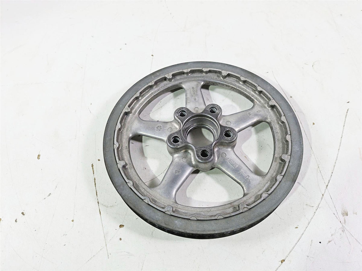 2009 Harley FXCWC Softail Rocker Rear Drive Belt Pulley 66T 1" 40585-08 {{ shop.shopifyCountryName }} - Mototech271