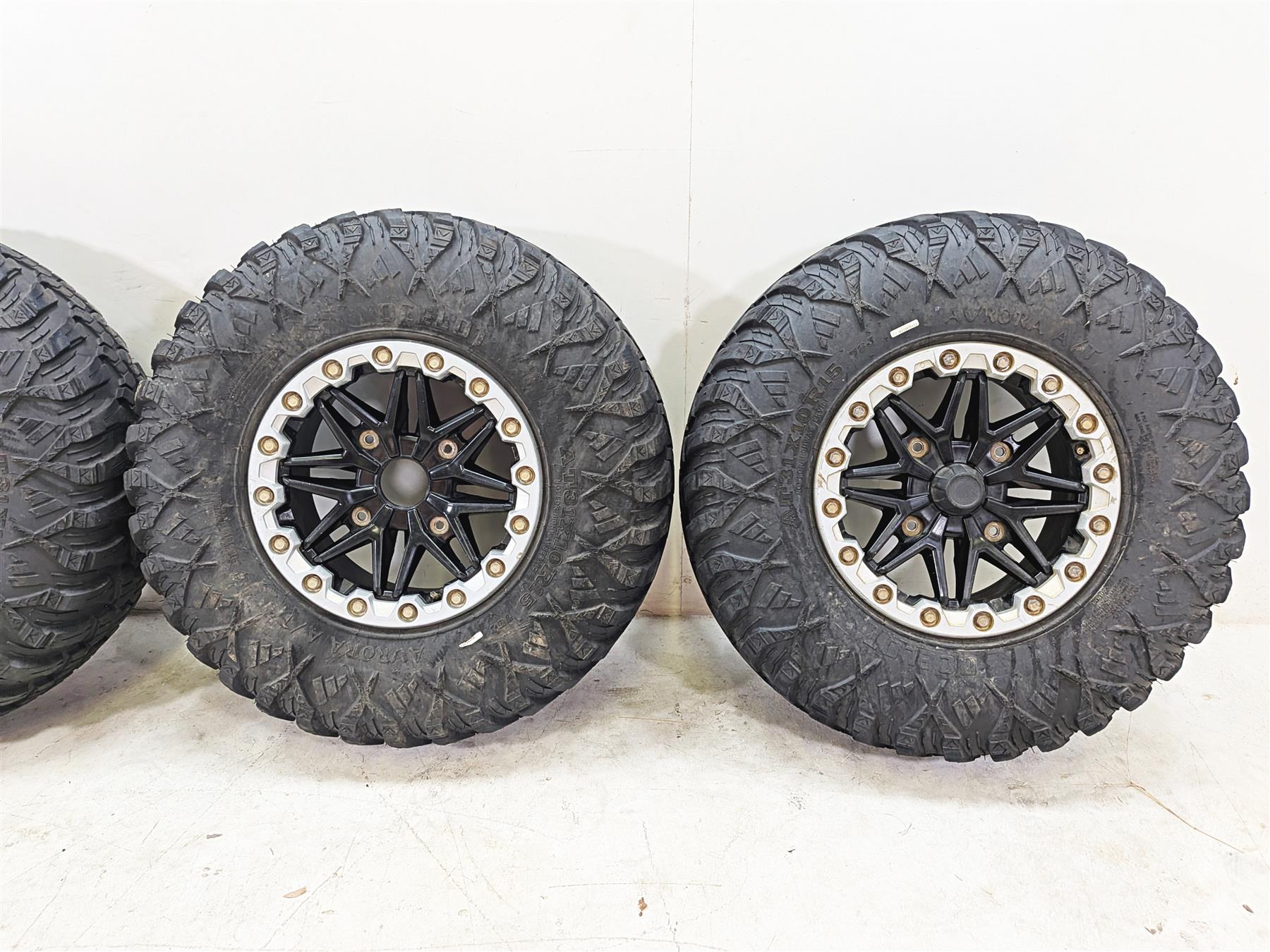 2022 Kawasaki Teryx KRX KRF 1000 SE 15x8 Front Rear Wheel Ocelot Aurora Tire Set 49058-0729-397 {{ shop.shopifyCountryName }} - Mototech271