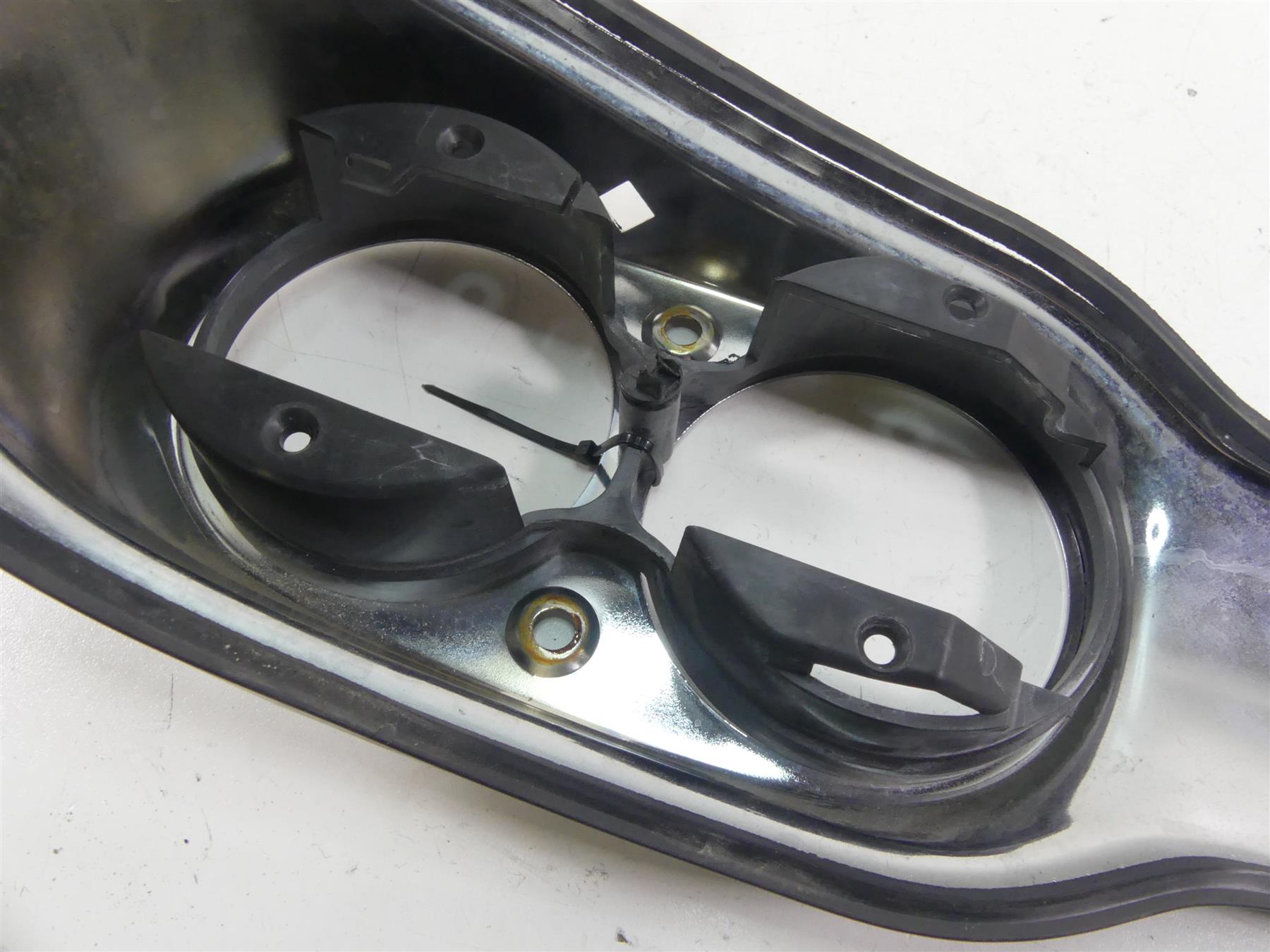 2005 Harley Dyna FXDLI Low Rider Chrome Dual Gauges Tank Cover Panel 61695-05 {{ shop.shopifyCountryName }} - Mototech271