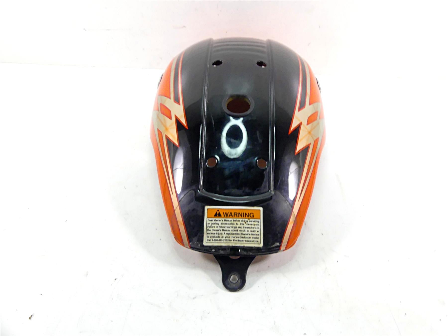 2005 Harley VRSCSE CVO V-Rod Upper Tank Airbox Cover Fairing Orange 66097-05 {{ shop.shopifyCountryName }} - Mototech271