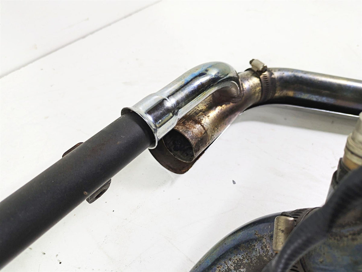 2009 Harley FXCWC Softail Rocker Oem Exhaust Header Pipe Set 65842-07 66780-07 {{ shop.shopifyCountryName }} - Mototech271