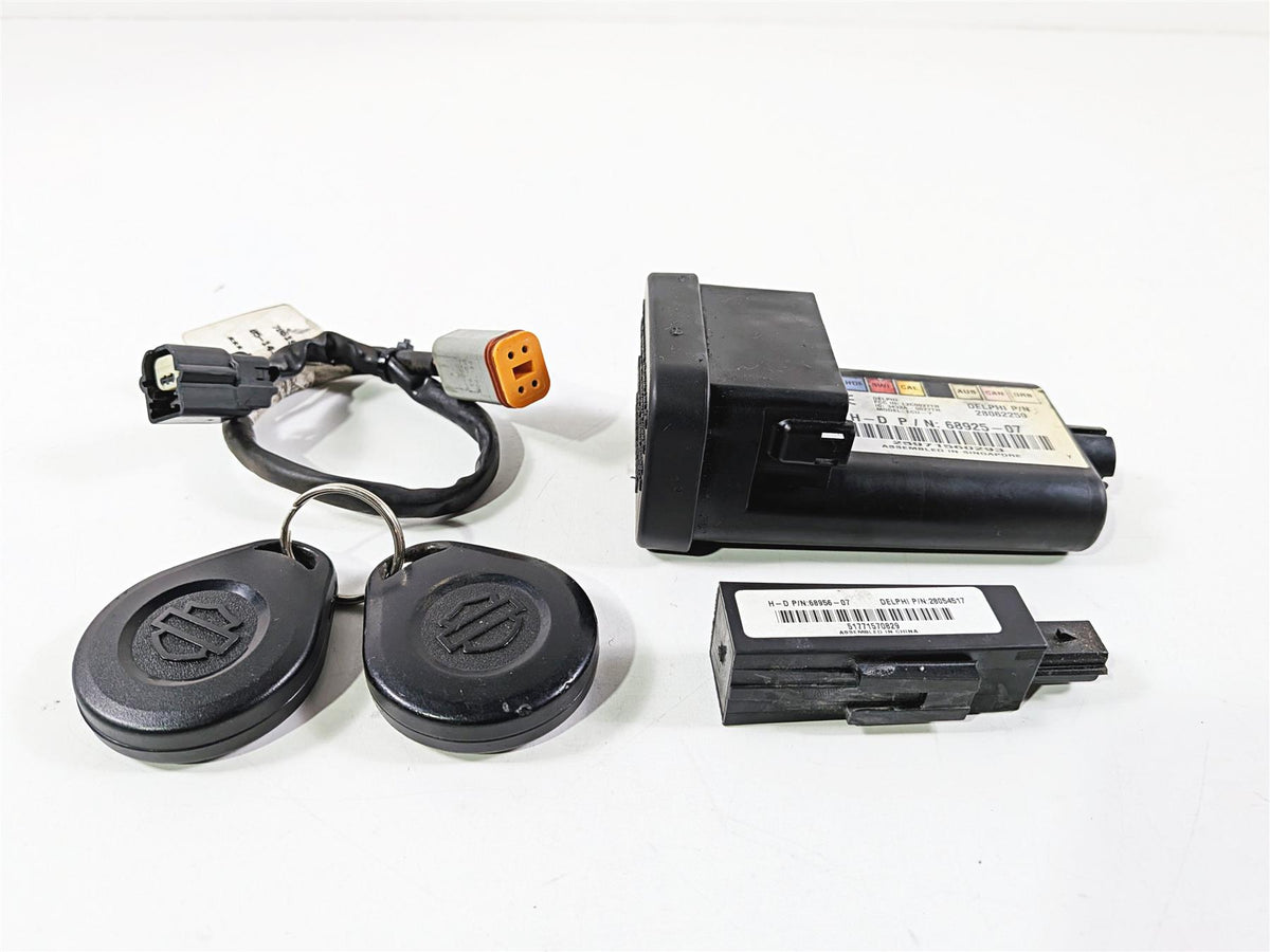 2008 Harley FXDSE CVO Dyna Tssm Security Control Module & 2 Key Fob 68925-07-Mototech271