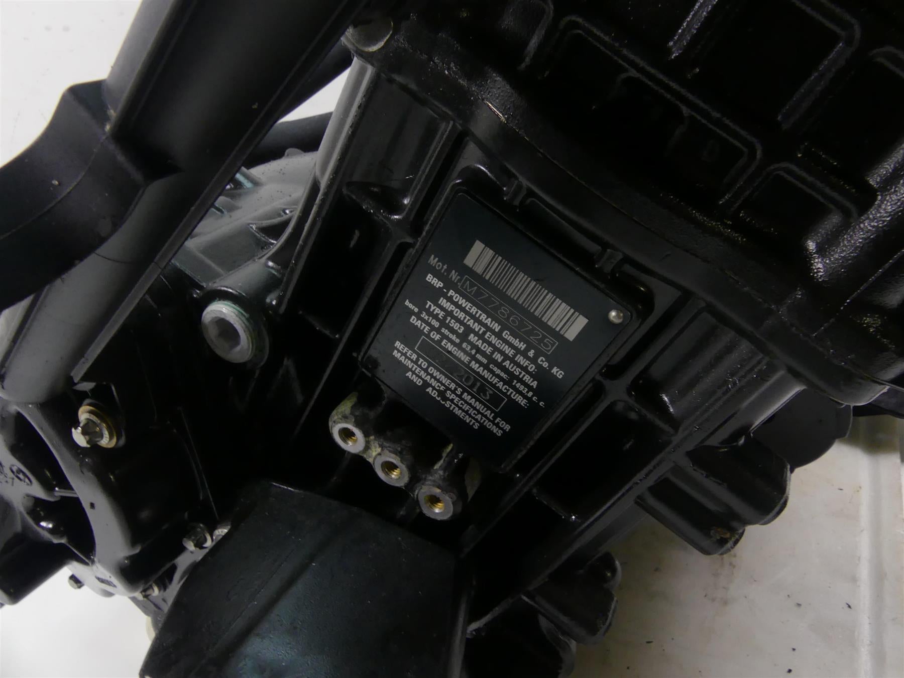 2013 Sea-Doo 4-Tec GTR 215 Running Engine Motor + Turbo 280h - Video 420150360 {{ shop.shopifyCountryName }} - Mototech271