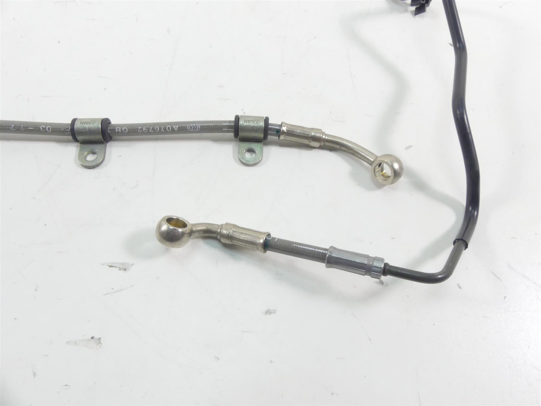 2018 Triumph Street Triple 765RS Rear Abs Brake Line Hose Set T2022816 T2022815 {{ shop.shopifyCountryName }} - Mototech271