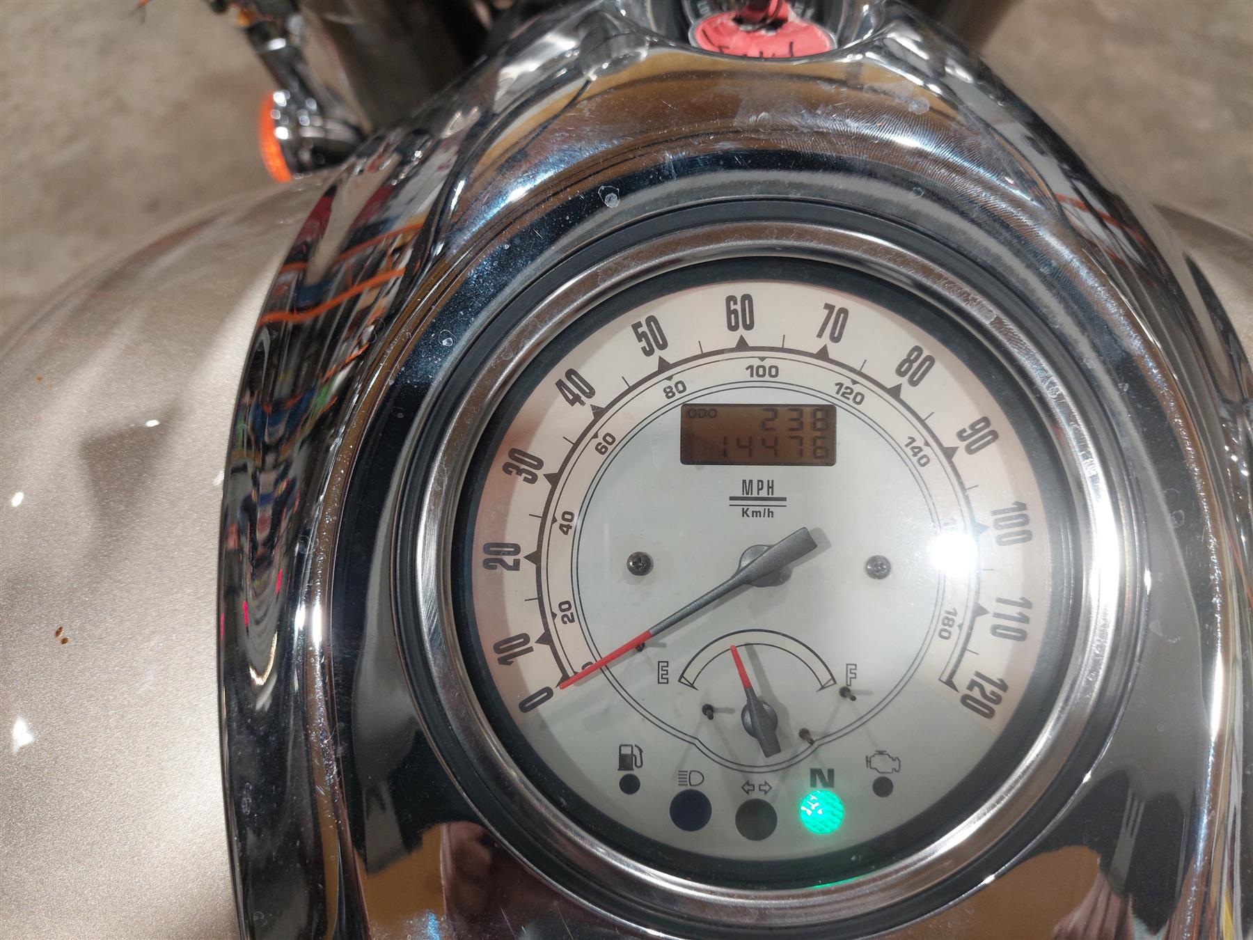 2001 Yamaha XV1600 Road Star Speedometer Gauge Instrument - 14K 4WM-83500-20-00 {{ shop.shopifyCountryName }} - Mototech271