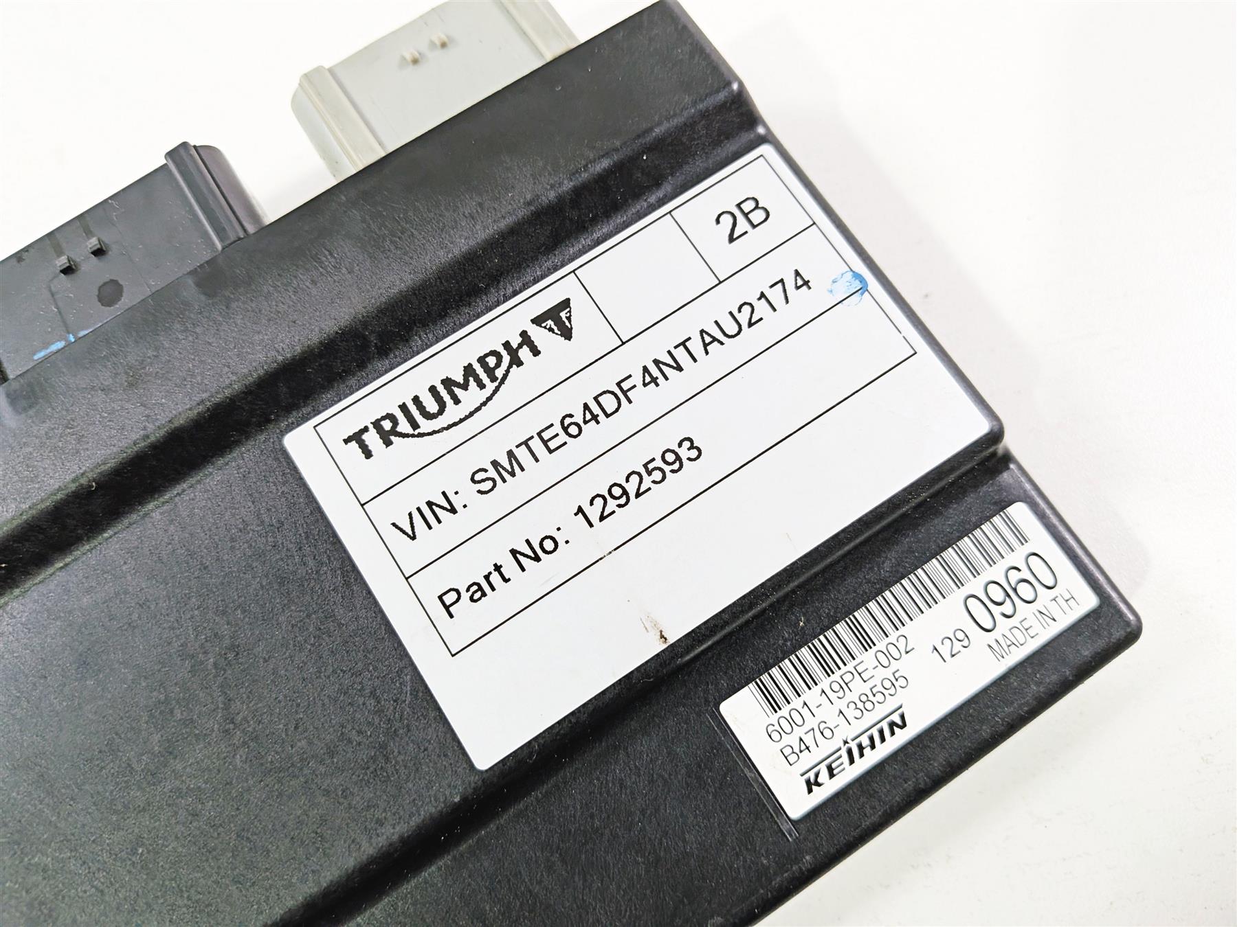 2022 Triumph Tiger 900 GT Pro Cdi Ecu Ecm Engine Control Module T1292593 {{ shop.shopifyCountryName }} - Mototech271