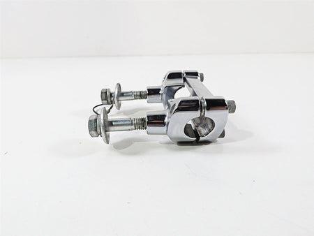 2011 Harley FXDF Dyna Fat Bob Chrome Milwaukee Handlebar Riser Clamps 55900025 {{ shop.shopifyCountryName }} - Mototech271