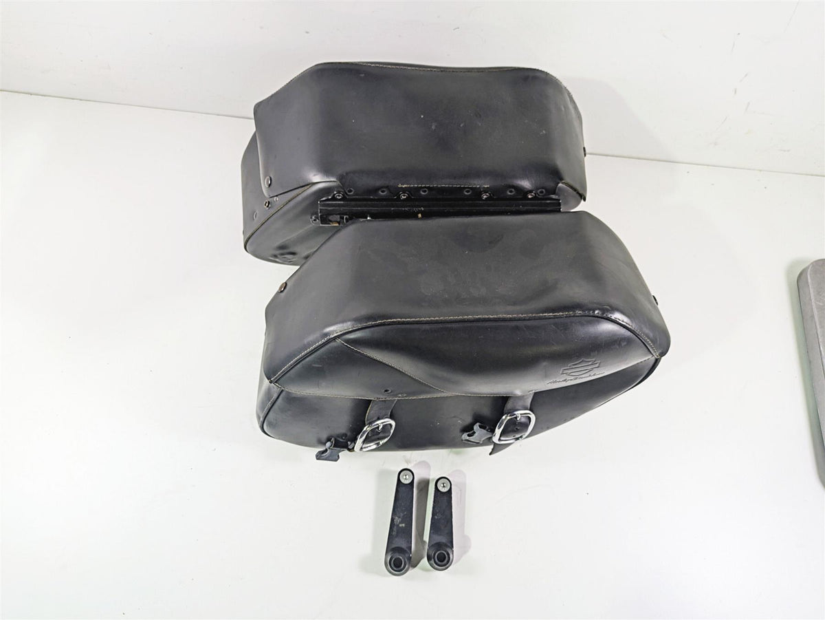2009 Harley FXDC Dyna Super Glide Left Right Saddlebag & Mounts Set 90182-08 {{ shop.shopifyCountryName }} - Mototech271