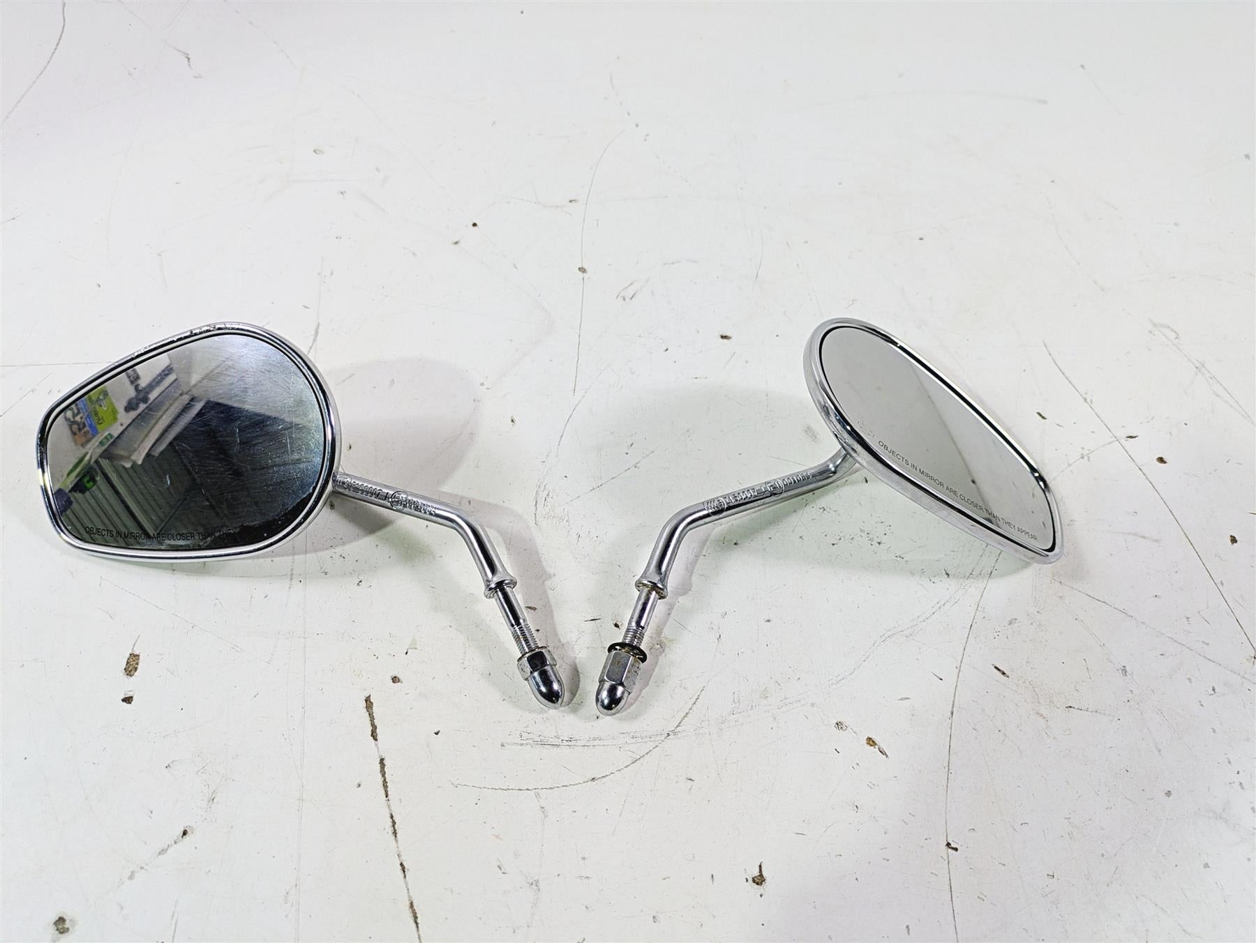 2016 Harley Touring FLTRX Road Glide Rear View Chrome Mirror Set 91910-03B | Mototech271