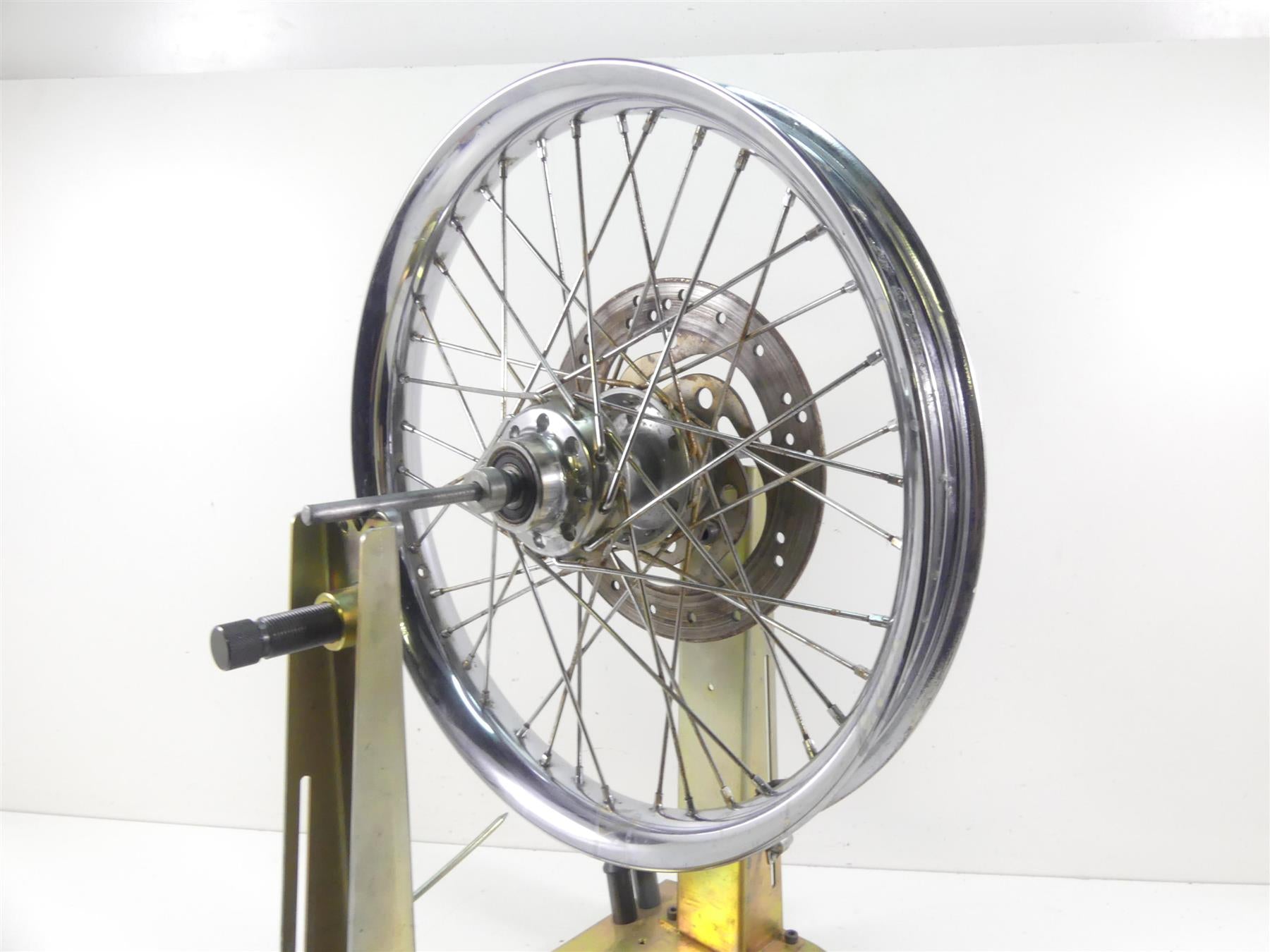 2002 Harley Softail FXSTDI Deuce Straight Front Wheel Rim Spoke 21x2.15 43671-05 {{ shop.shopifyCountryName }} - Mototech271