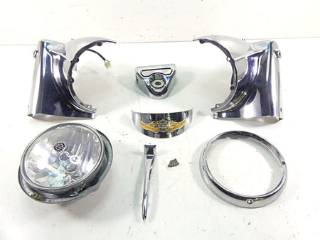 2010 Harley Touring FLHRC Road King Headlight Nacelle & Covers Set 67682-03B {{ shop.shopifyCountryName }} - Mototech271