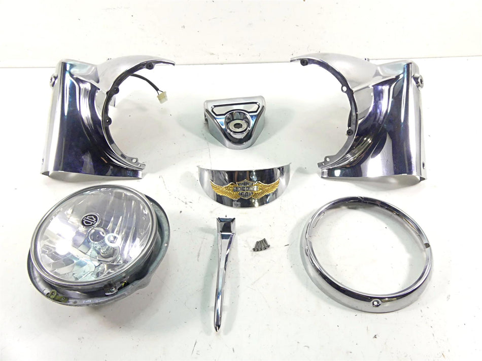 2010 Harley Touring FLHRC Road King Headlight Nacelle & Covers Set 67682-03B {{ shop.shopifyCountryName }} - Mototech271