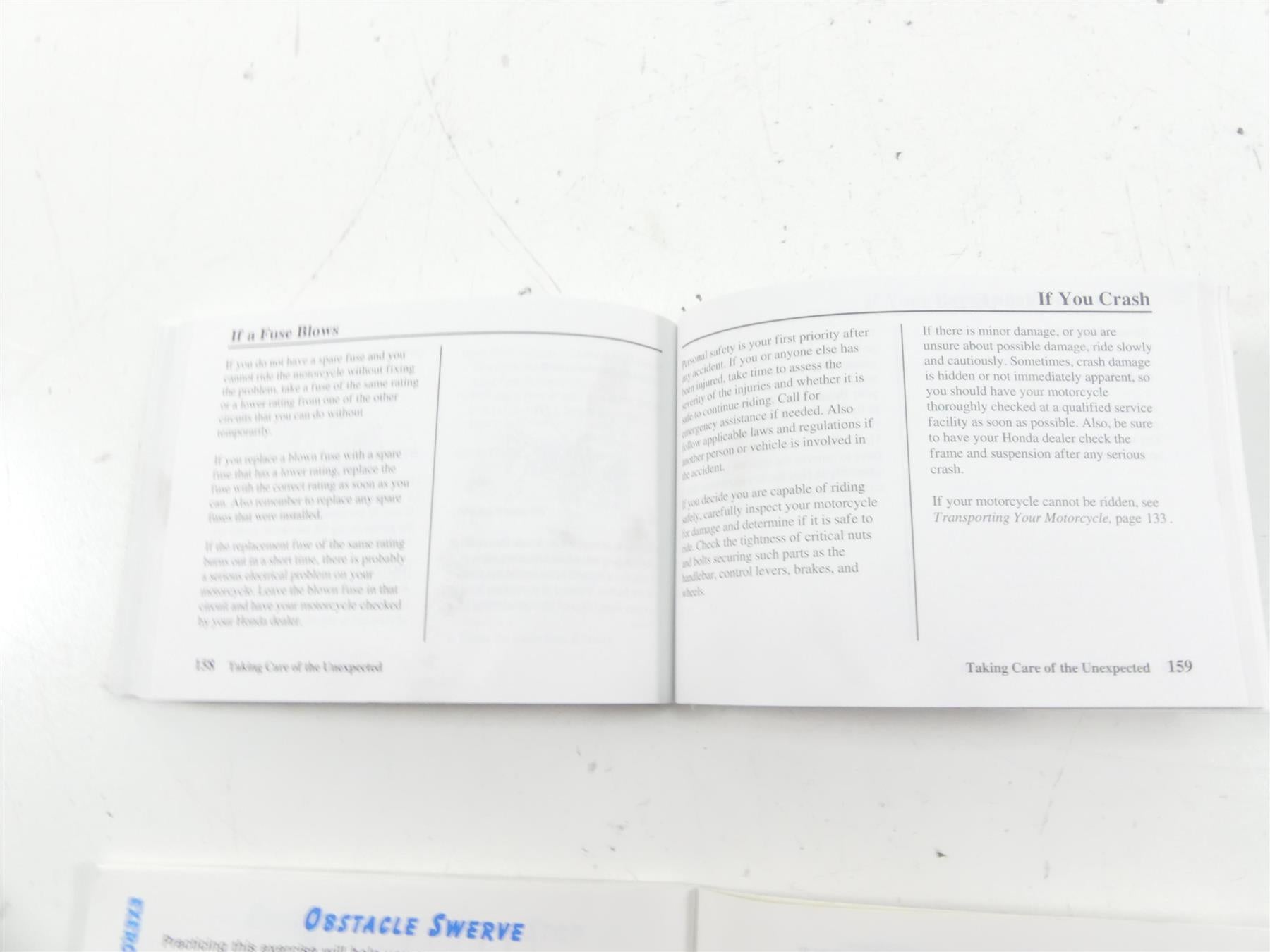 2003 Honda VTX1800 C Owners Manual Booklet Set 00X31-MCH-6100 00X51-ONM-6000 {{ shop.shopifyCountryName }} - Mototech271