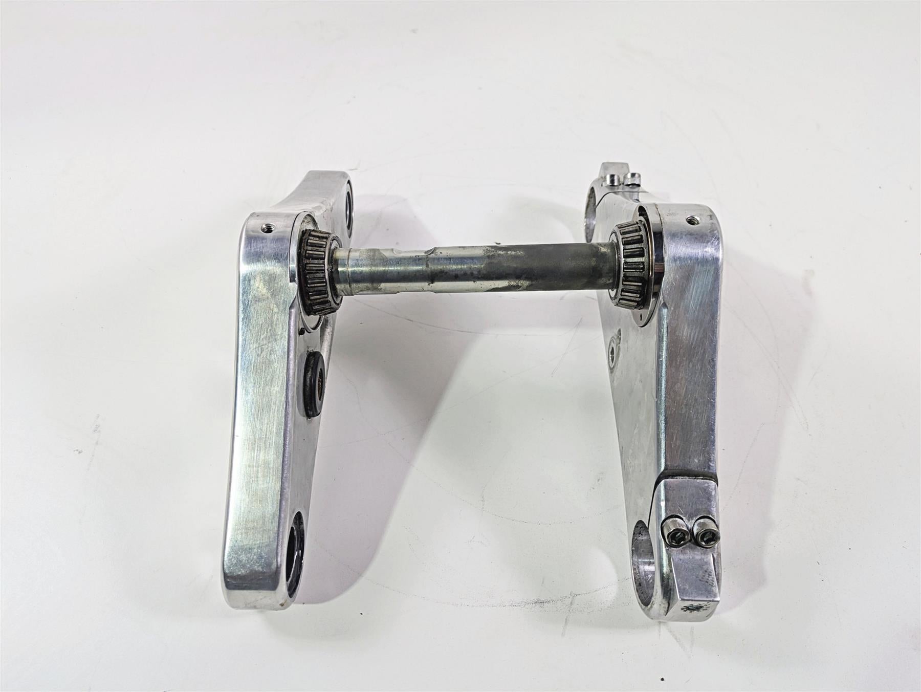 2002 Big Dog Pitbull Upper Lower Triple Tree Steering Clamp Set {{ shop.shopifyCountryName }} - Mototech271
