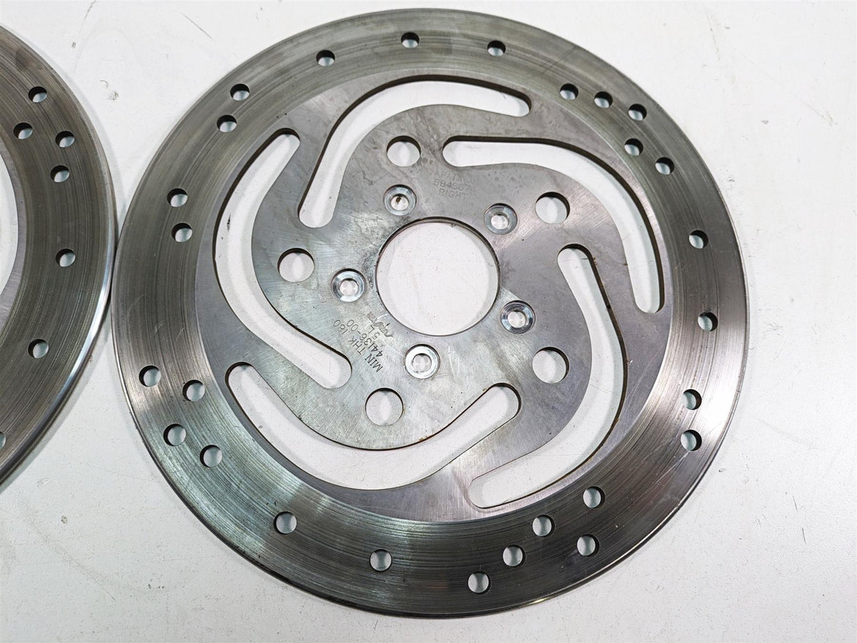 2006 Harley Touring FLHTCUI Electra Glide Front Brake Disc Rotor Set 44156-00 {{ shop.shopifyCountryName }} - Mototech271