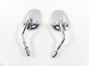 2014 Harley Touring FLHTK Electra Glide Rear Chrome View Mirror Set 91845-03B