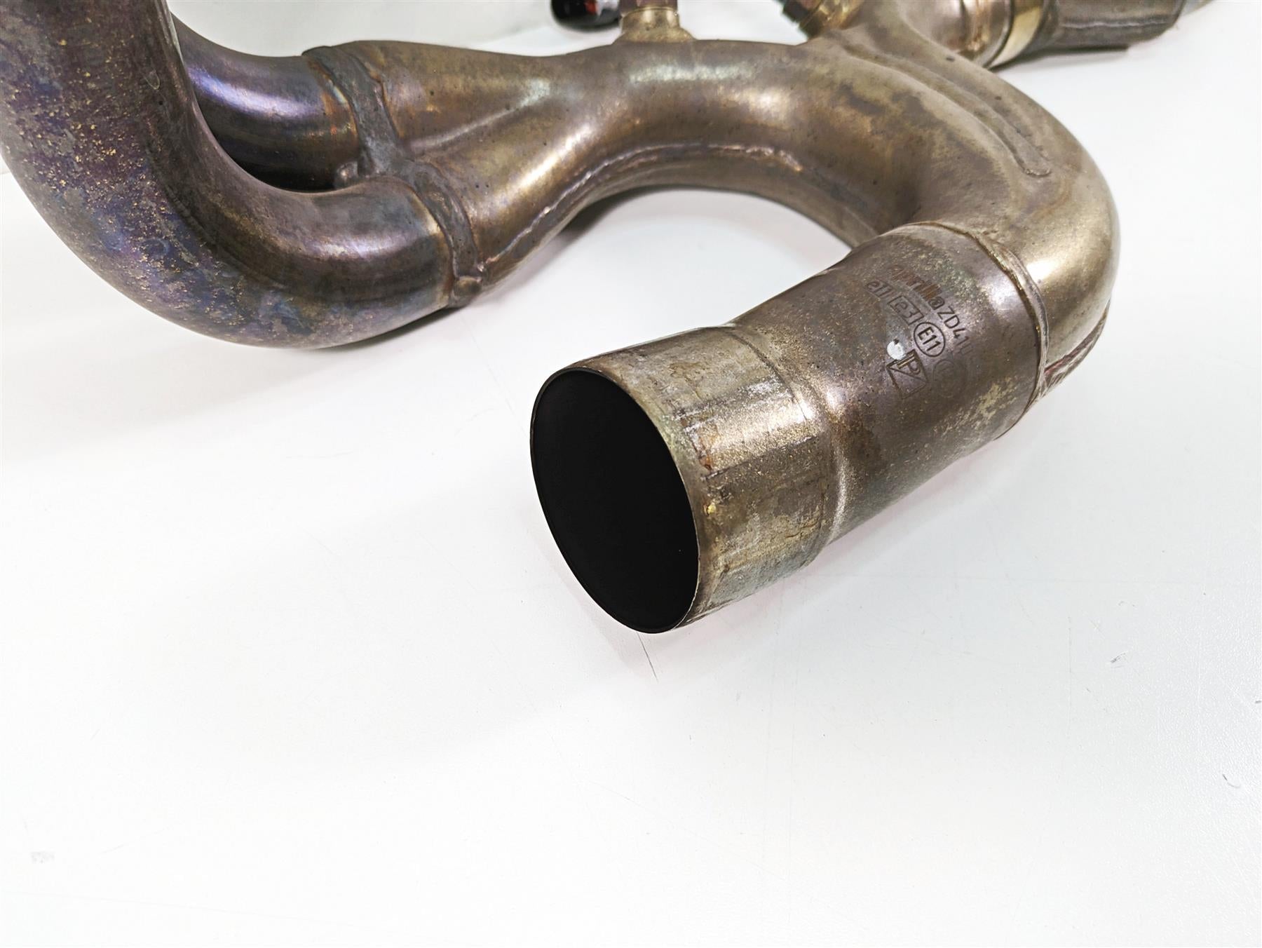 2020 Aprilia Tuono V4 Factory Exhaust Header Manifold Set -Dent 858738 2B003347 {{ shop.shopifyCountryName }} - Mototech271