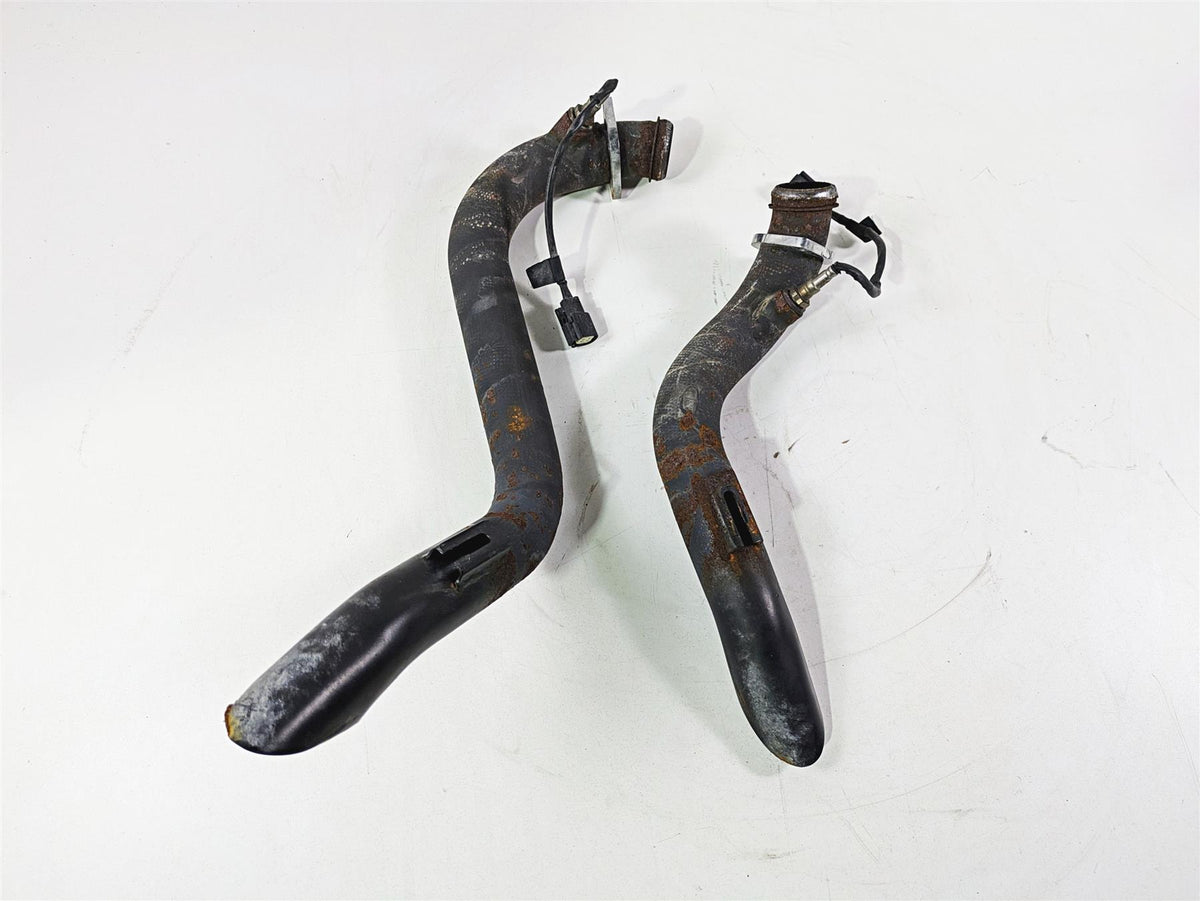 2021 Harley Softail FXST Standard Drag Pipe Exhaust System + o2 Sensors {{ shop.shopifyCountryName }} - Mototech271