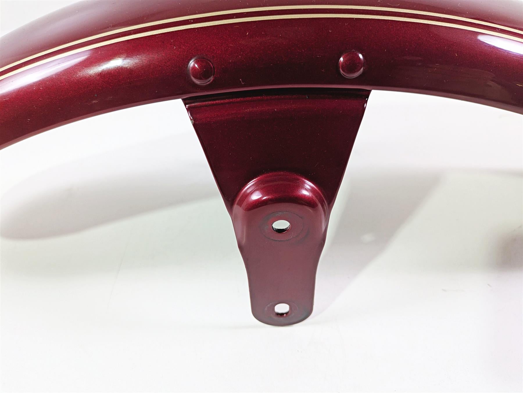 2004 Harley Softail FXSTDI Deuce Front Fender Lava Red Sunglo & Stripe 59876-00 {{ shop.shopifyCountryName }} - Mototech271