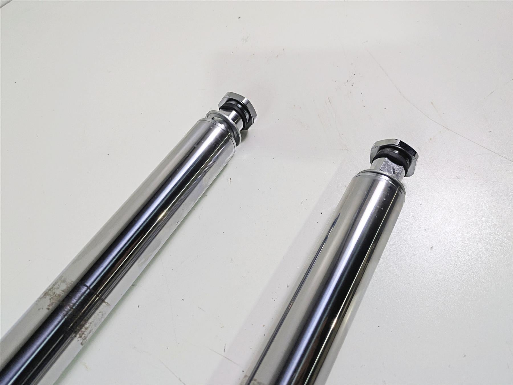 2014 Harley FLS Softail Slim Front Fork Leg Set Showa 45915-08A 45916-07A {{ shop.shopifyCountryName }} - Mototech271