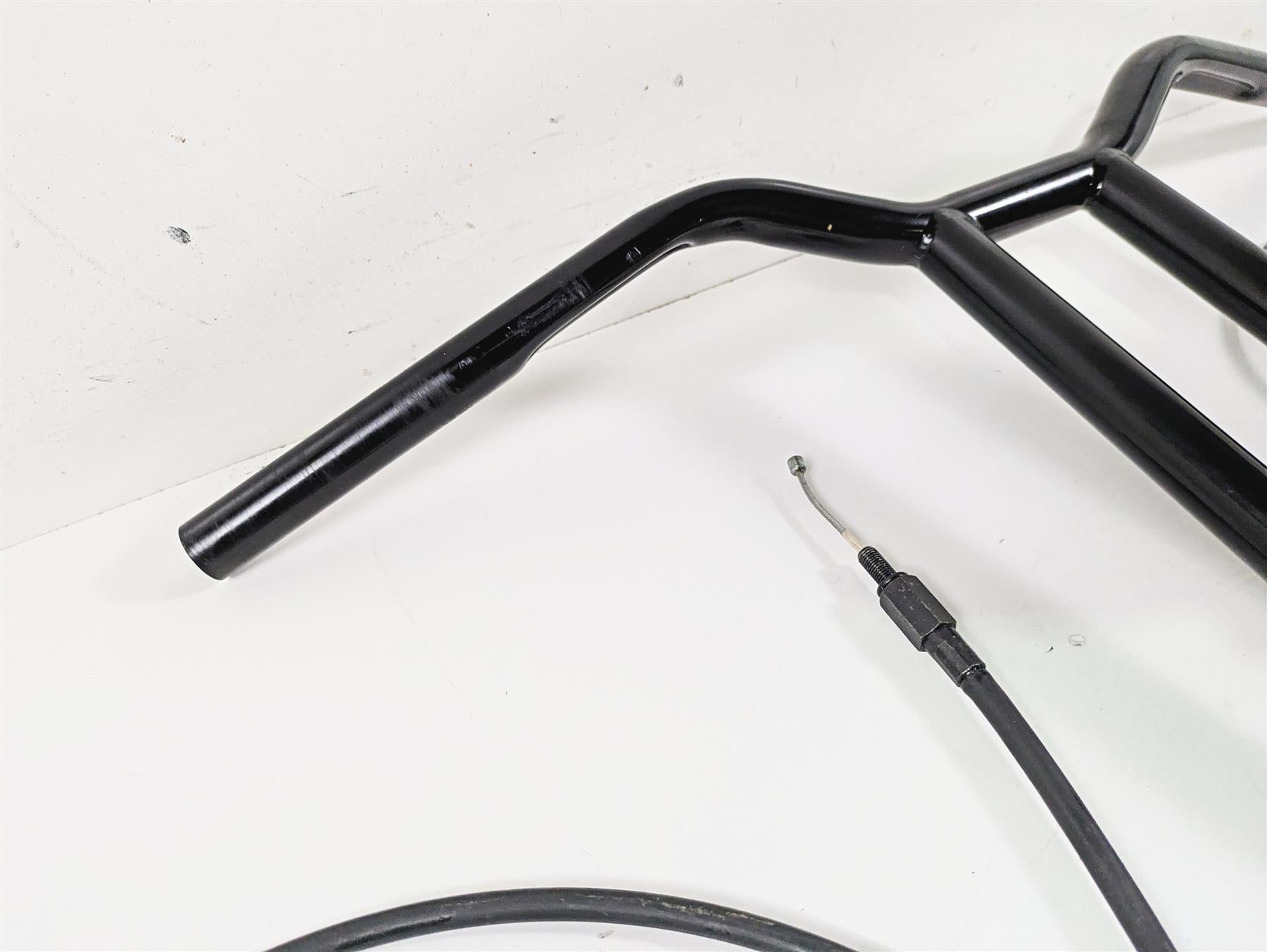 2015 Harley FXDF Dyna Fat Bob Handlebar Handle Bar 14" Tall & Cables {{ shop.shopifyCountryName }} - Mototech271