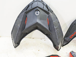 2022 SeaDoo Spark 900 Trixx Black & Red Deck Cover Fairing Set 291005484 | Mototech271