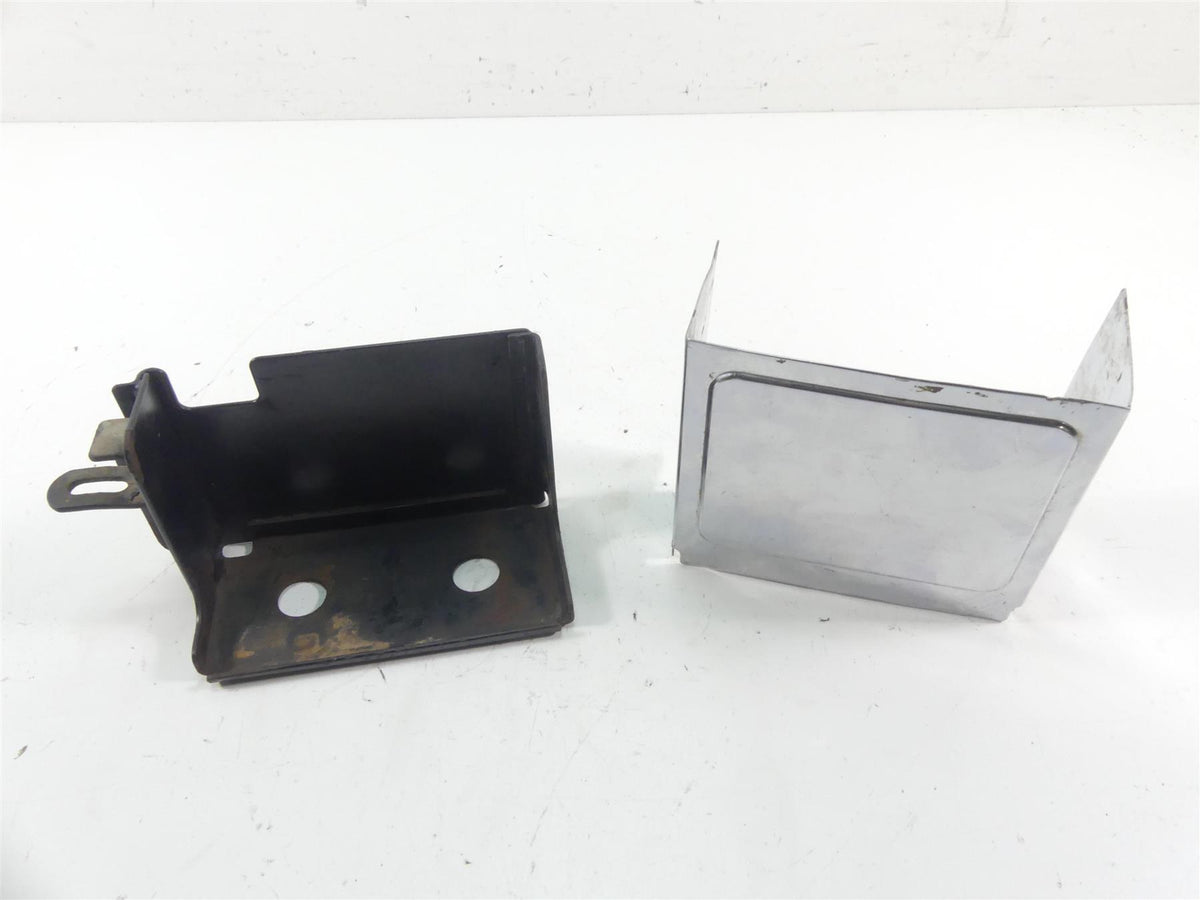 1998 Harley Dyna FXDL Low Rider Battery Stay Box + Chrome Cover 66375-97 {{ shop.shopifyCountryName }} - Mototech271