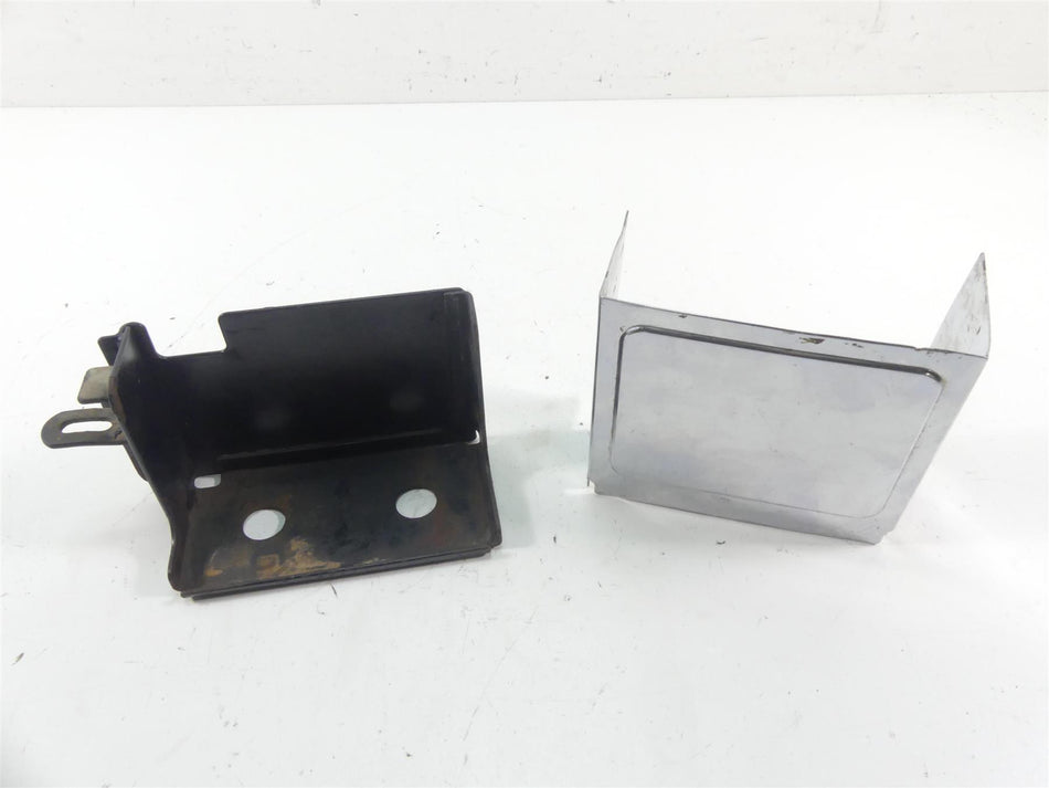 1998 Harley Dyna FXDL Low Rider Battery Stay Box + Chrome Cover 66375-97 {{ shop.shopifyCountryName }} - Mototech271