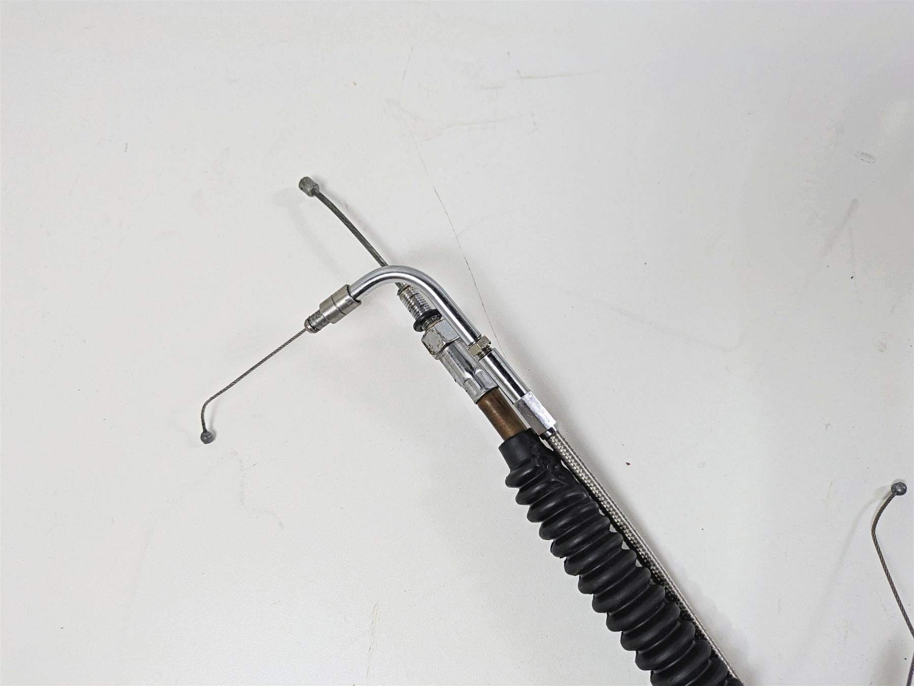 1998 Harley Touring FLHRCI Road King 16" Apehanger Handlebar & Lines Cables Set {{ shop.shopifyCountryName }} - Mototech271
