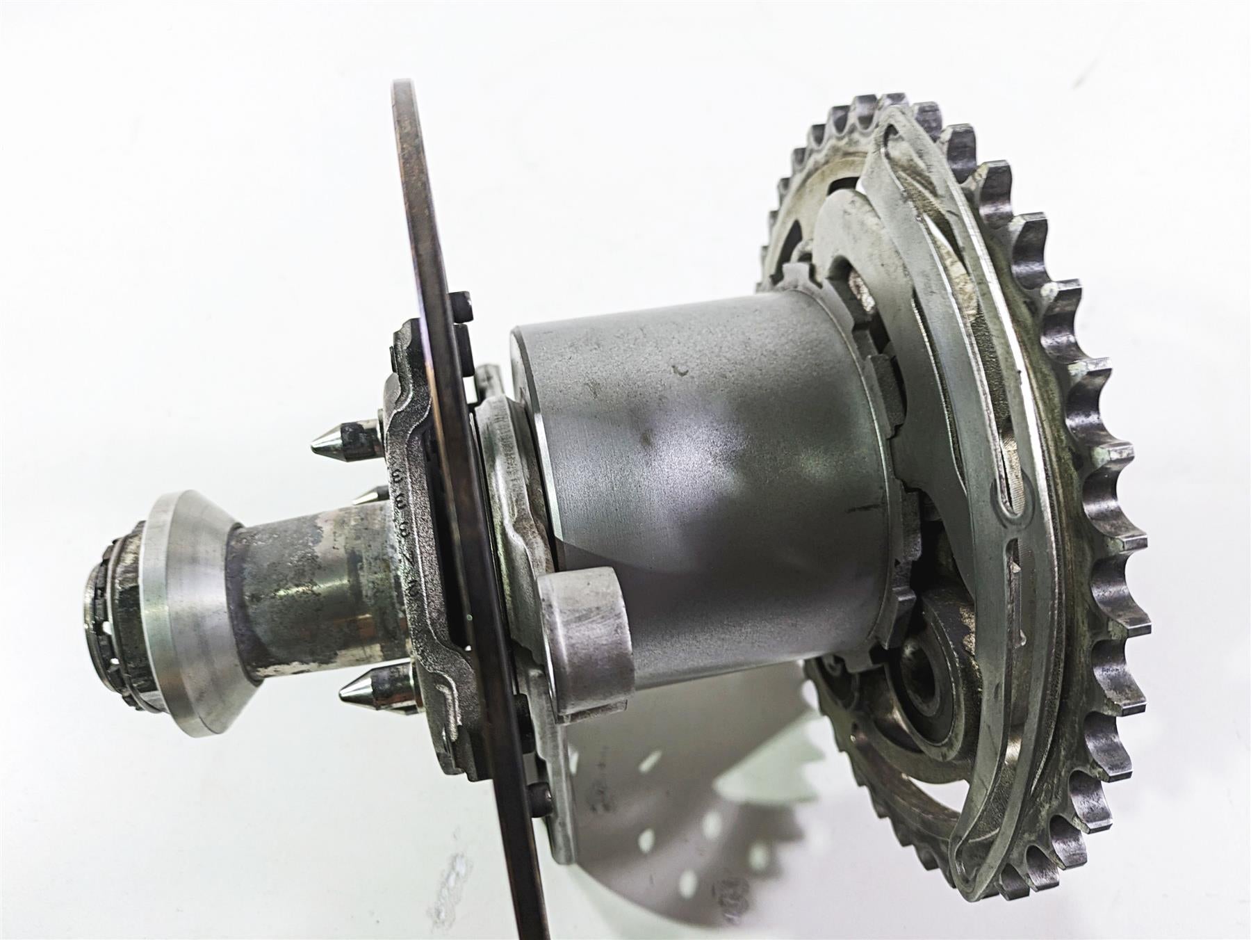 2009 Ducati Multistrada 1100 S Rear Axle Wheel Spindle Brake Disc Set 81920641A {{ shop.shopifyCountryName }} - Mototech271