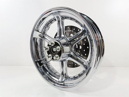 2008 Harley FXDSE CVO Dyna Chrome Slotted Rear Wheel Rim 17x4.5 43972-08-Mototech271