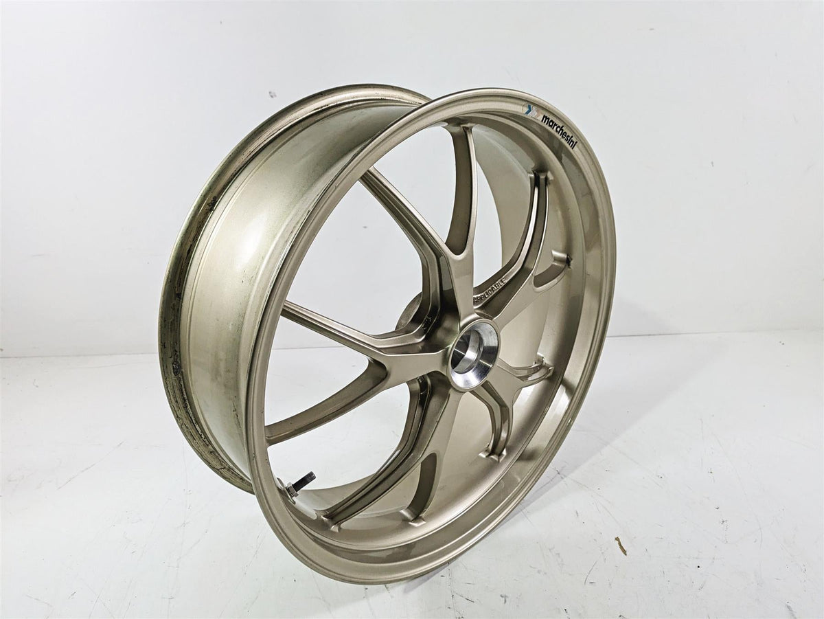 2009 Ducati Monster 1100 S Rear Wheel Rim Marchesini Gold 17x5.5 50211331AG {{ shop.shopifyCountryName }} - Mototech271