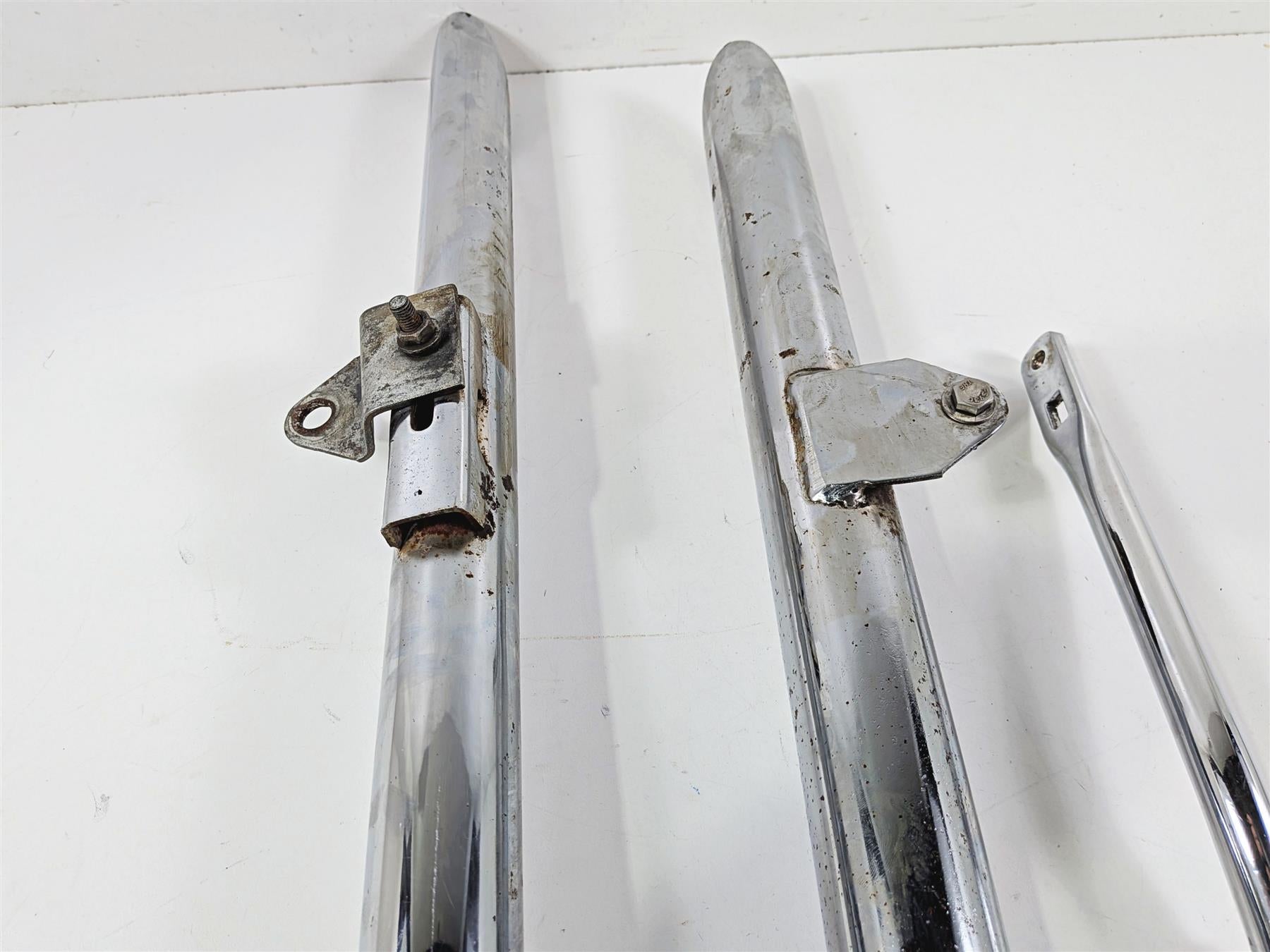 2003 Harley Sportster XL1200 Drag Pipes Slash Cut Exhaust System {{ shop.shopifyCountryName }} - Mototech271
