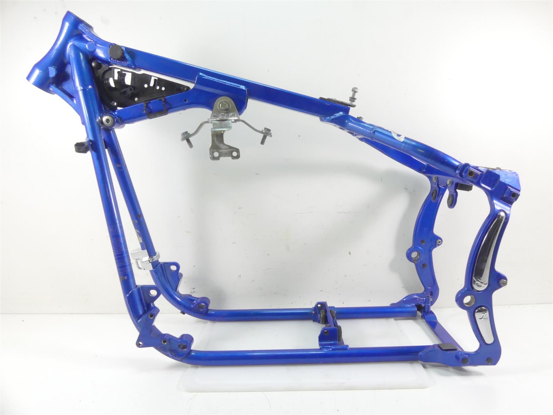 2008 Harley FXCWC Softail Rocker C Blue Straight Frame Chassis With Clean Florida Titel 47167-08CGP
