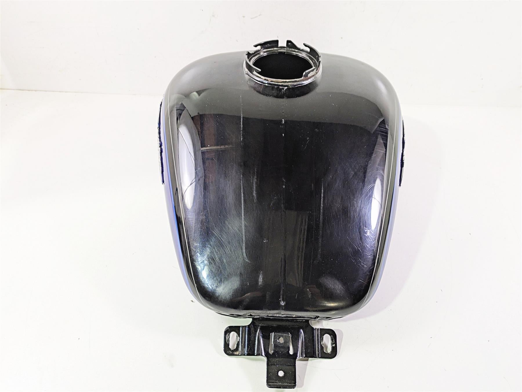 2011 Harley Touring FLHTCUSE CVO E-Glide Fuel Petrol Gas Tank Blue 61000006 {{ shop.shopifyCountryName }} - Mototech271