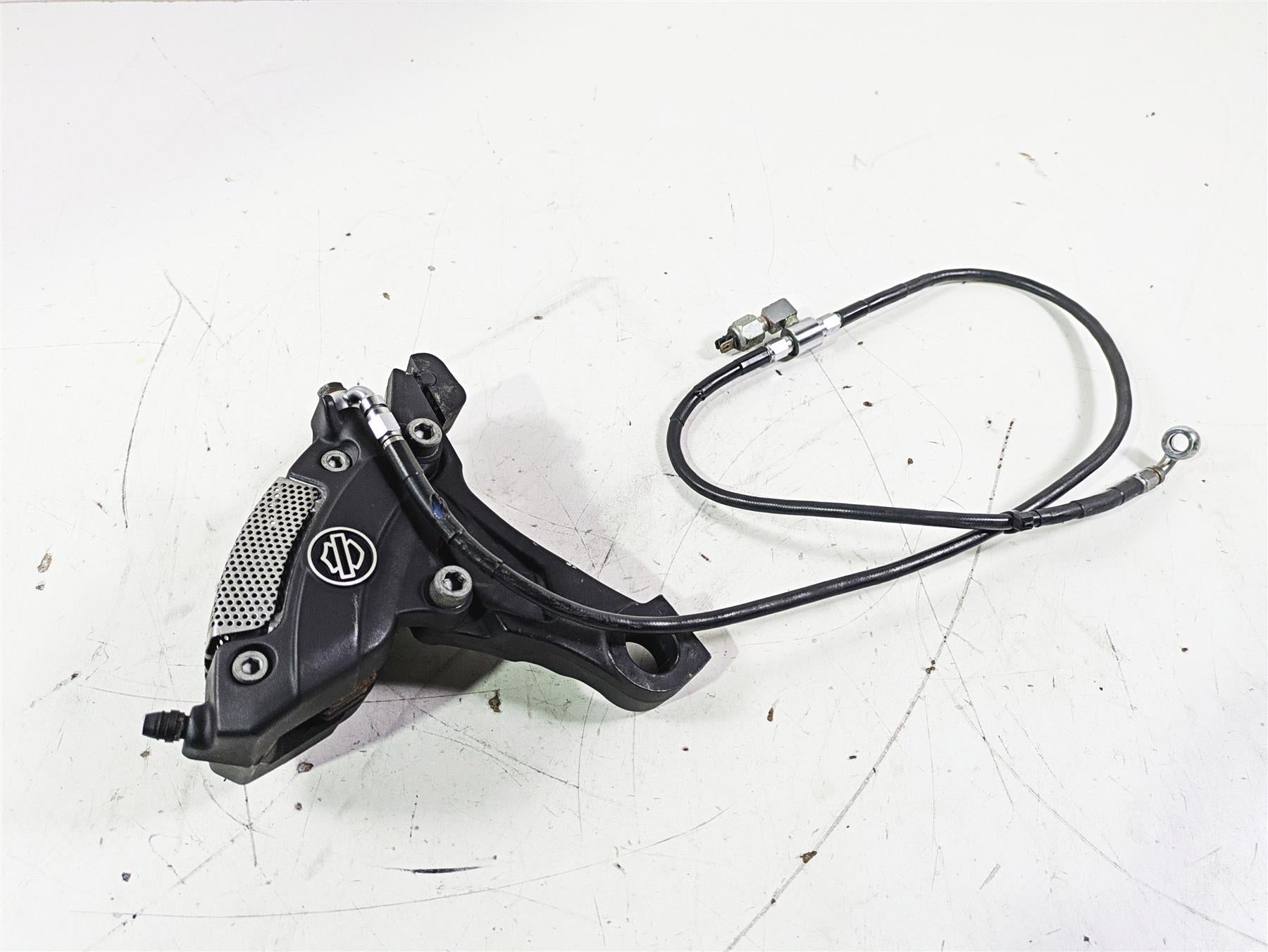 2012 Harley VRSCF Muscle V Rod Brembo Rear Brake Caliper + Line 43050-08 {{ shop.shopifyCountryName }} - Mototech271