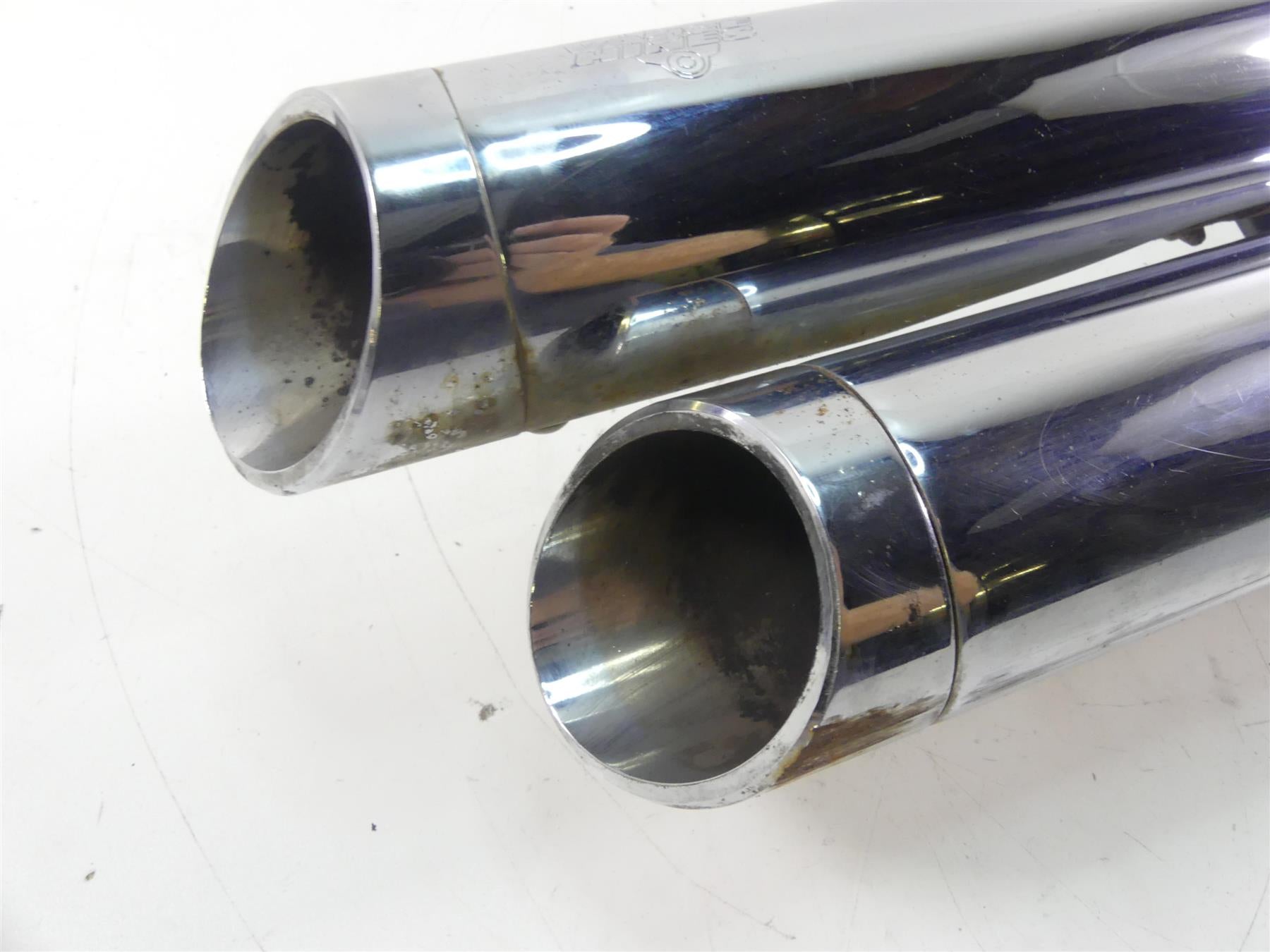 2002 Harley Softail FXSTDI Deuce Vance Hines Big Shots Staggered Exhaust 47339 {{ shop.shopifyCountryName }} - Mototech271