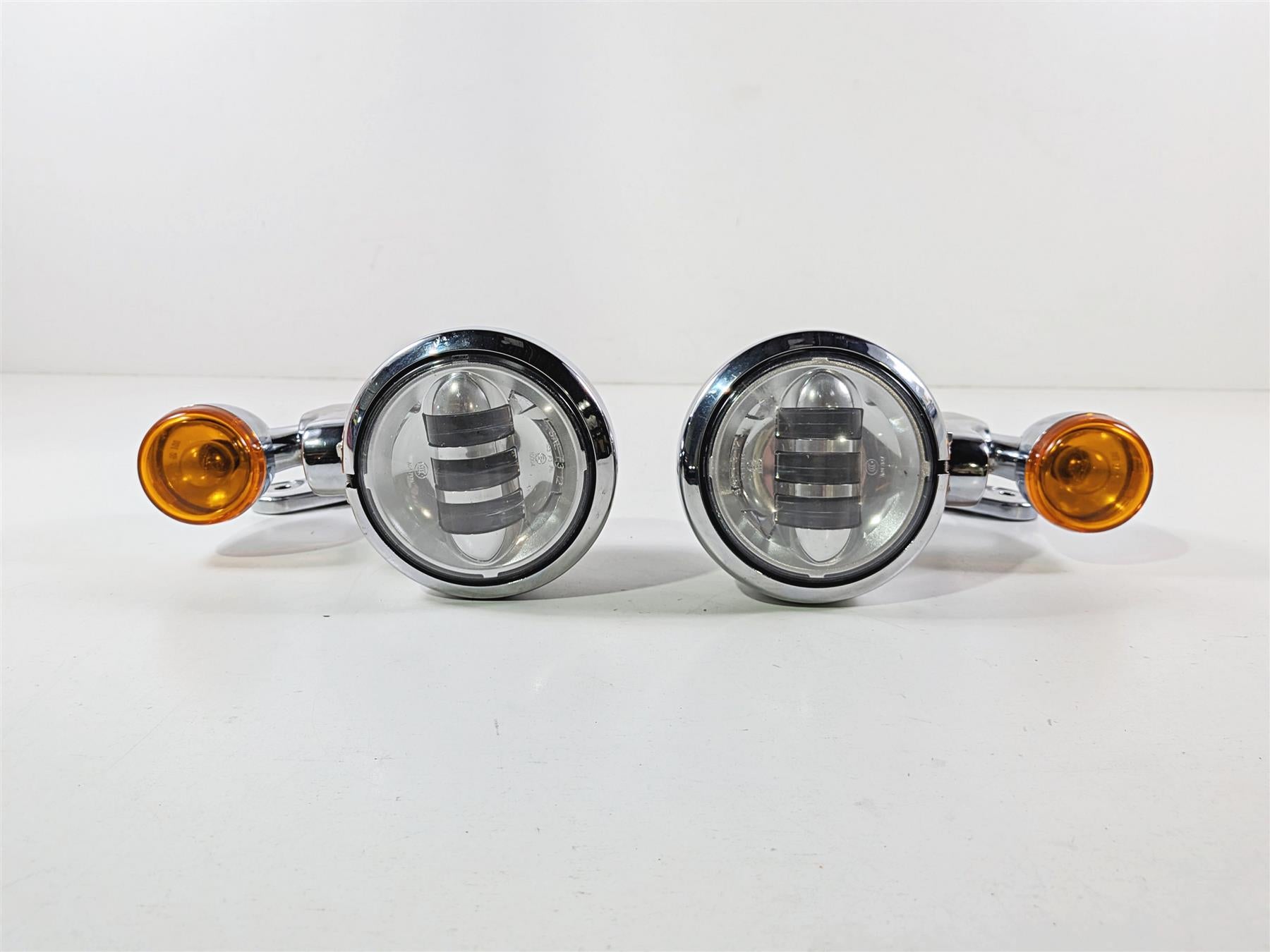 2014 Harley Touring FLHTK Electra Glide Front Spot Light Blinker Set 68000021 68000022-Mototech271