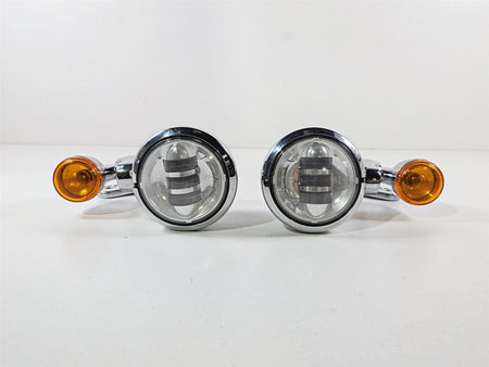 2014 Harley Touring FLHTK Electra Glide Front Spot Light Blinker Set 68000021 68000022-Mototech271
